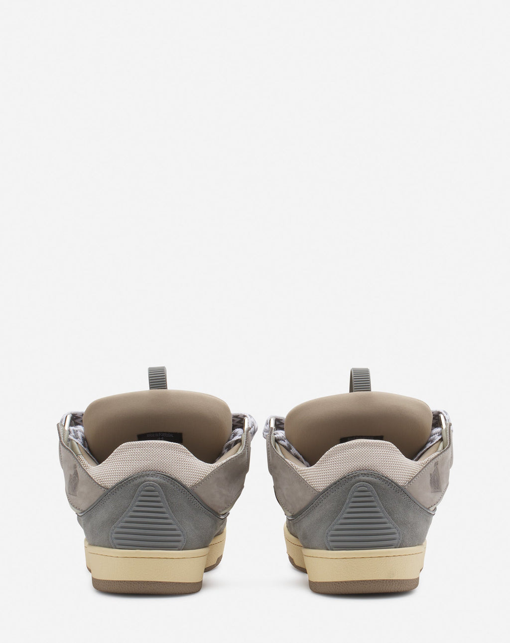 LANVIN LEATHER CURB GRIS