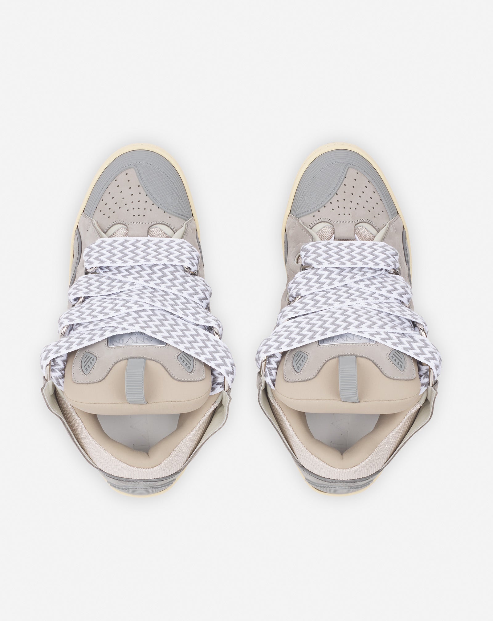 LANVIN LEATHER CURB GRIS